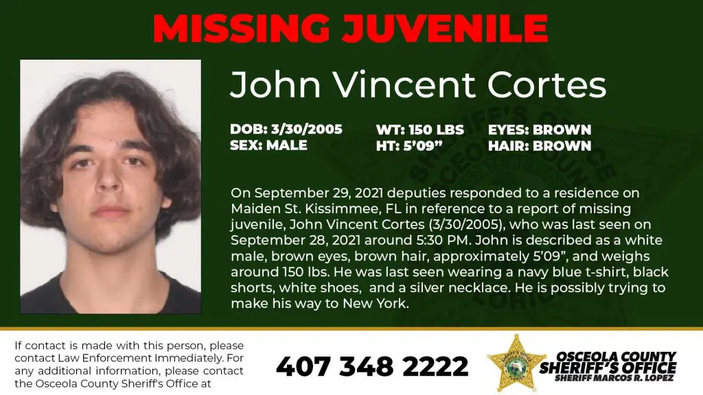 Missing_Juvenile_ John Vincent Cortes