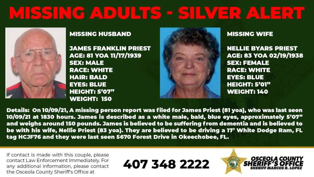 Missing Adults - Silver Alert