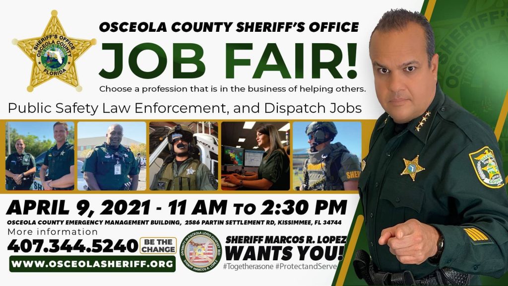 Job Fair Osceola County Sheriff's Office Sheriff Marco Lopez